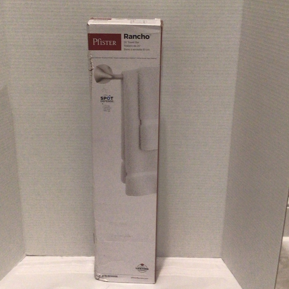 Pfister Rancho 24” towel bar brushed nickel